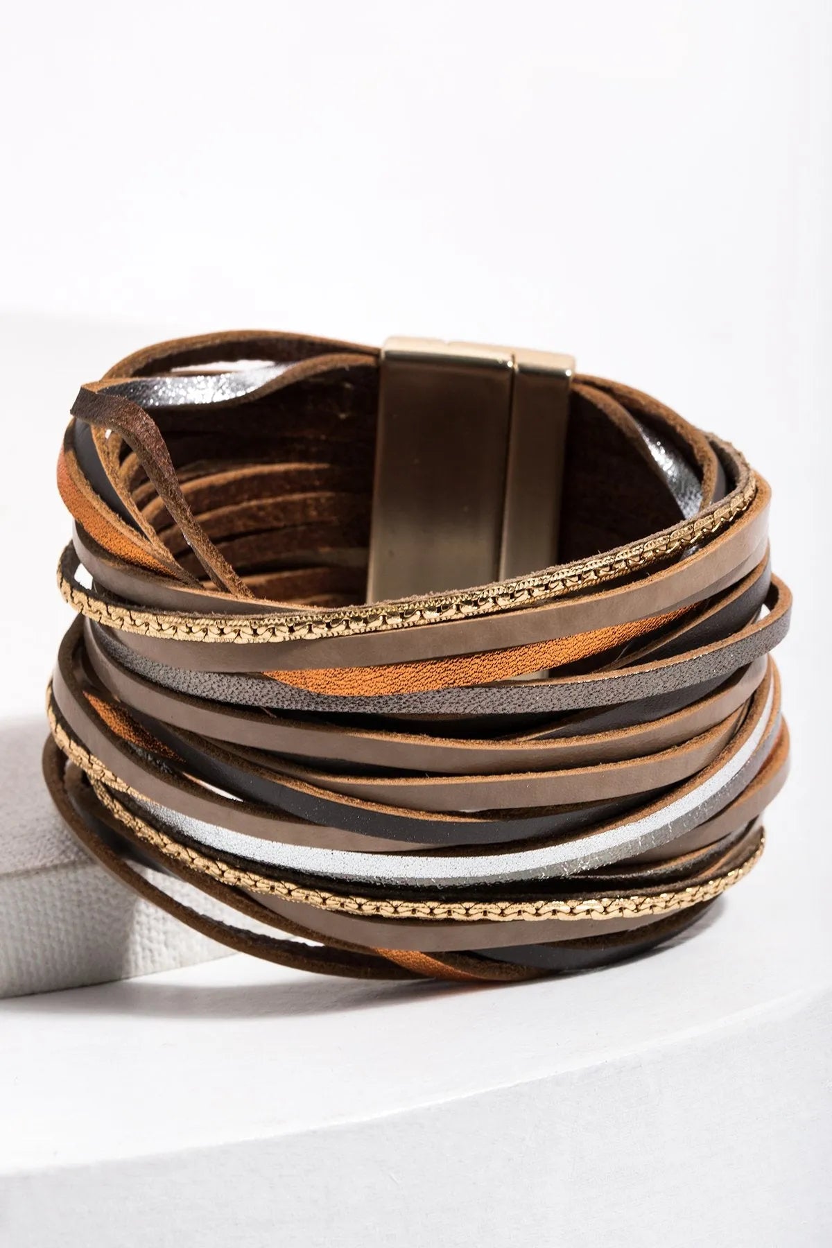On the Line Bracelet - Stylish Adjustable Beaded Bracelet for Women | Perfect for Casual Wear, Layering & Gifts