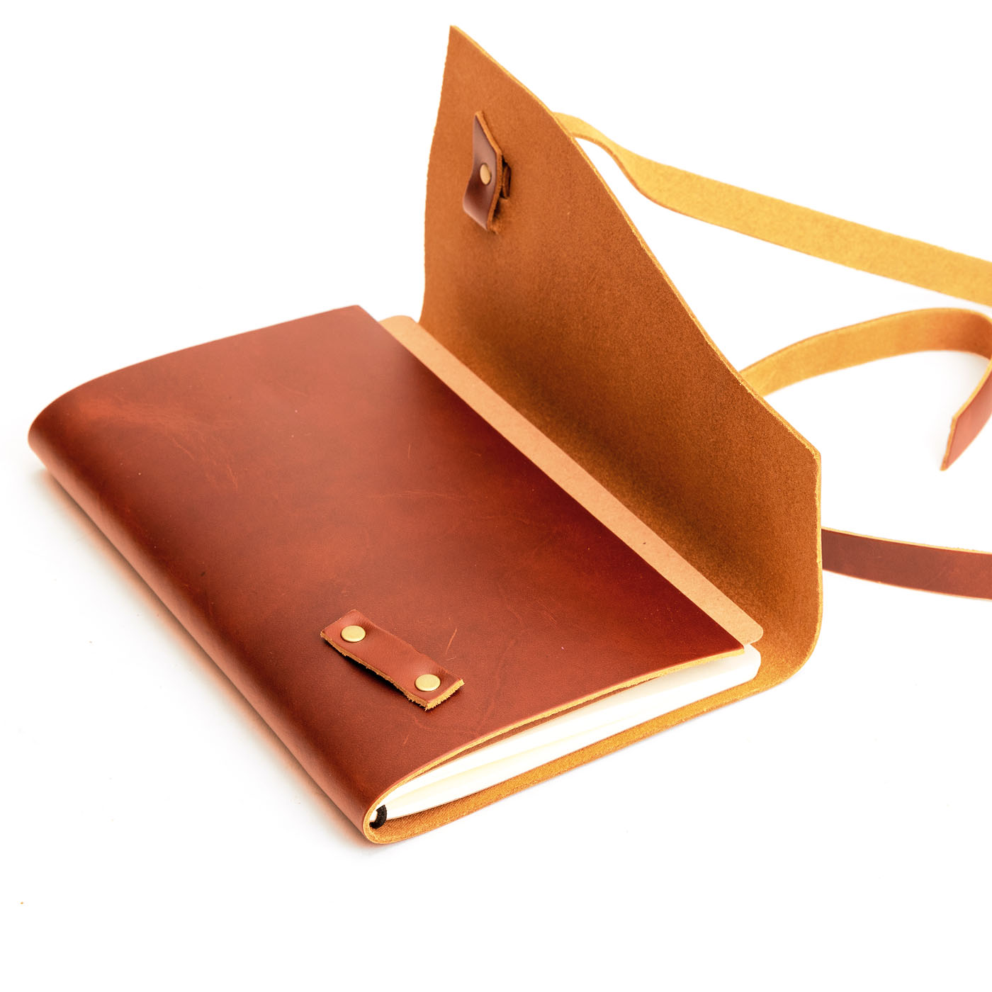 Premium Leather Wrap Journal for Writing & Sketching - Handmade Refillable Notebook, Perfect for Travel, Work & Creative Projects