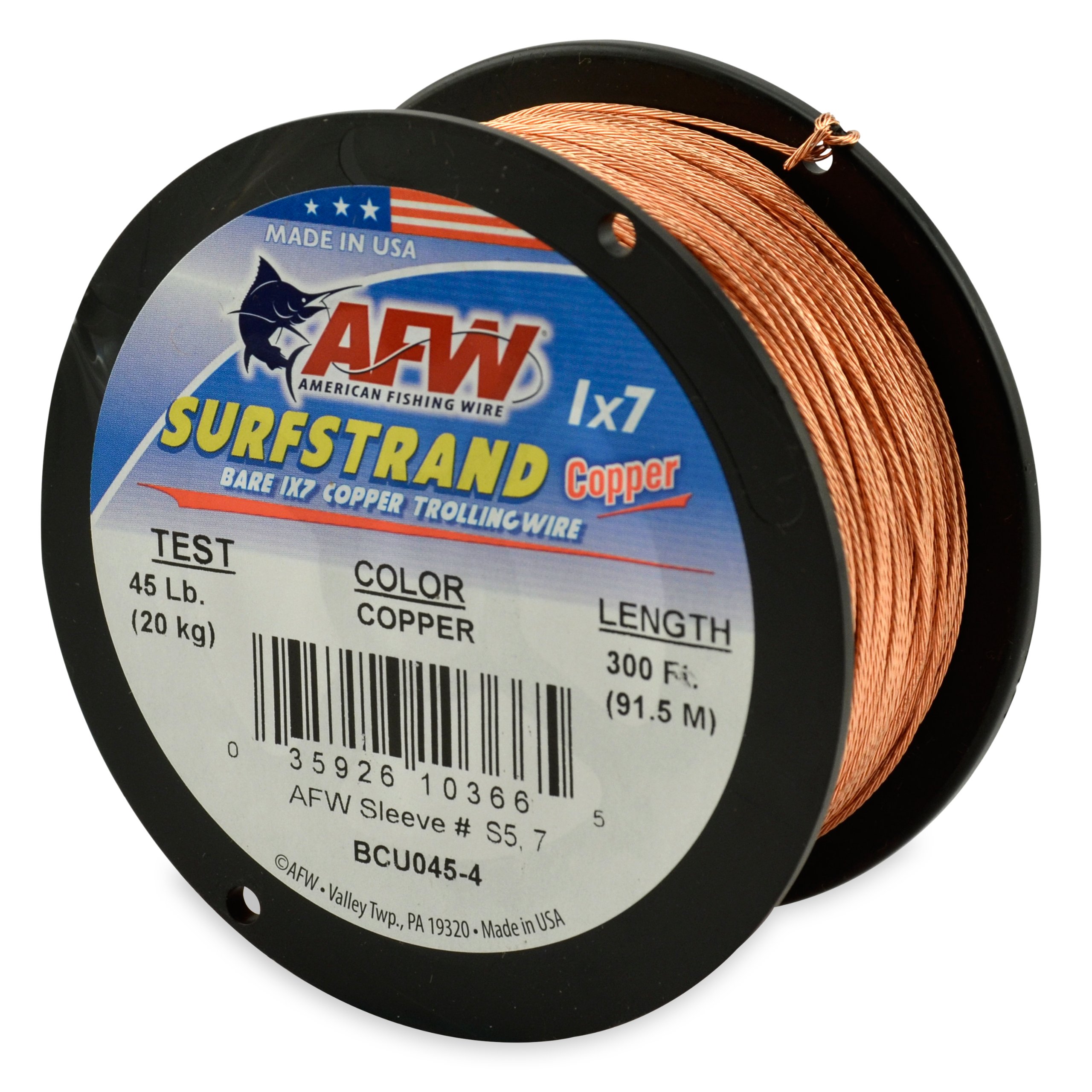 Premium American Fishing Wire Surfstrand - High Strength Saltwater & Freshwater Fishing Line for Surf Casting, Trolling, and Offshore Angling