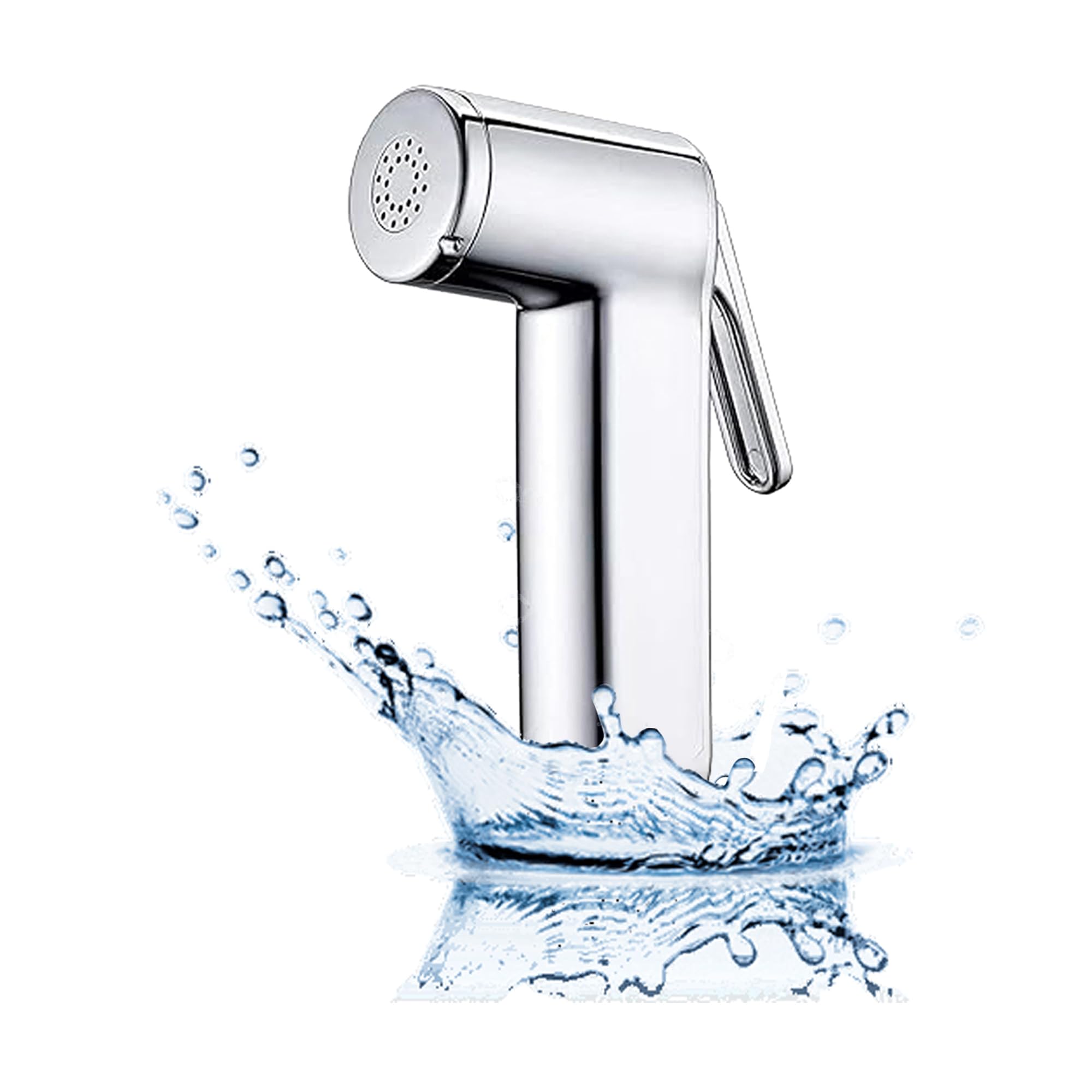 Blue Craft ABS Health Faucet Gun - Chrome Finish Hand Shower with Jet Spray for Toilet & Bathroom (1-Pack) | Perfect for Kitchen Sink, Pet Bathing & Garden Watering