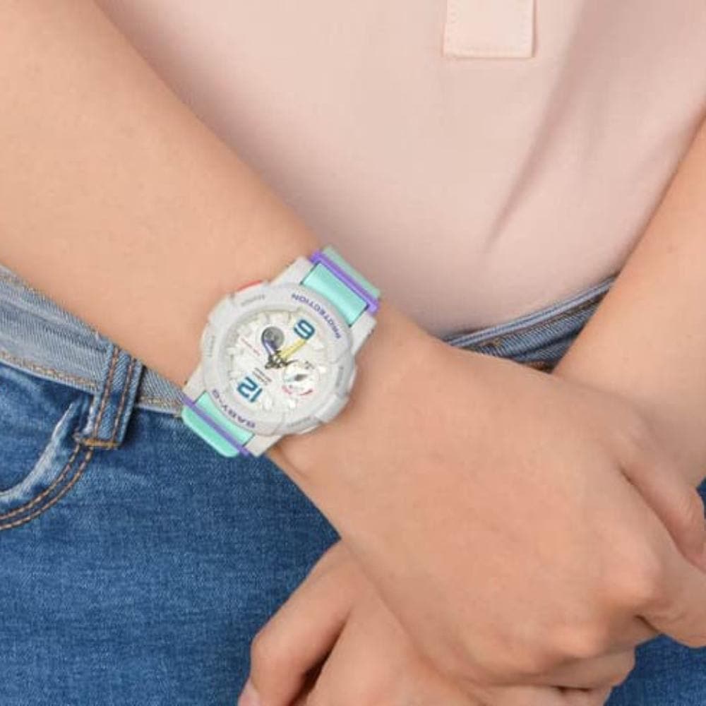 CASIO BABY-G BGA-180-3BDR Women's Digital Sport Watch - Shock Resistant, Waterproof, LED Light for Running, Swimming & Outdoor Activities