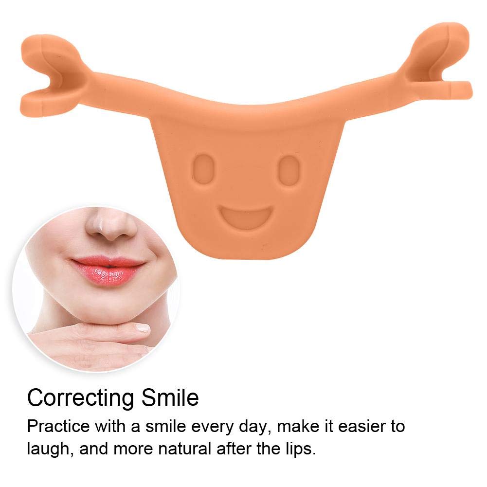 Smile Corrector & Face Trainer - Facial Beauty Device for Lip Tattoo & Mouth Exercise (Orange) | Perfect for Lip Shaping, Smile Training & Cosmetic Enhancement
