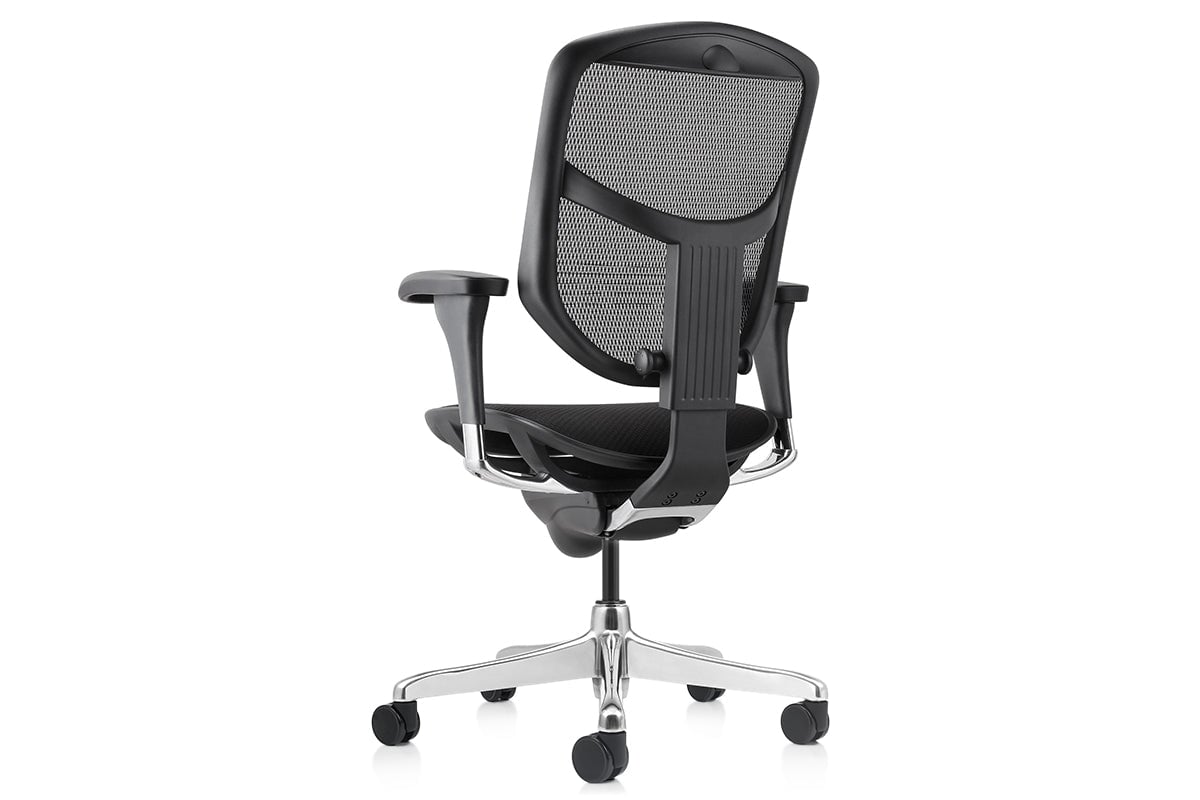 Premium Executive Office Chair with Medium Back & Fabric Seat - Ergonomic Comfort for Home & Business Workspaces