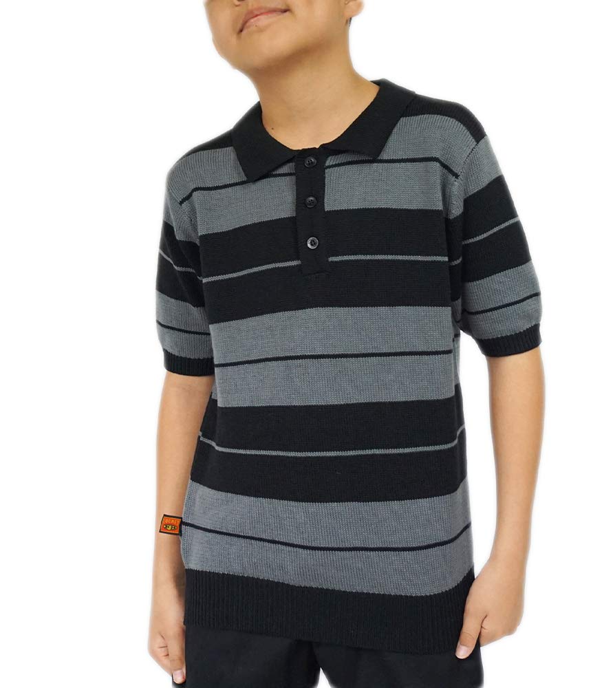 FB County Kid Charlie Brown Graphic T-Shirt for Boys - Black & Grey - Casual Wear for School, Playdates, and Everyday Outfits
