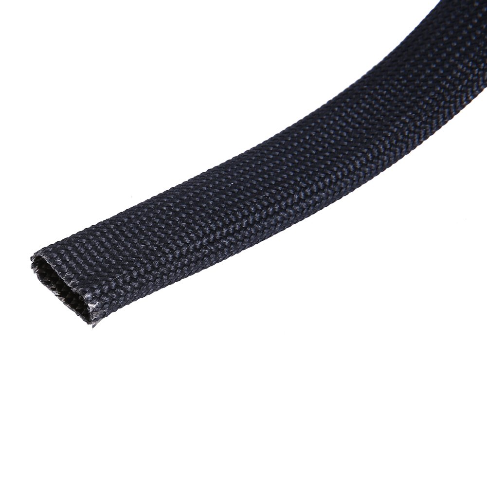 High-Temperature Fiberglass Heat Sleeve - Adjustable Heat Shield Sleeve for Wires & Hoses (10FT X 26MM/1