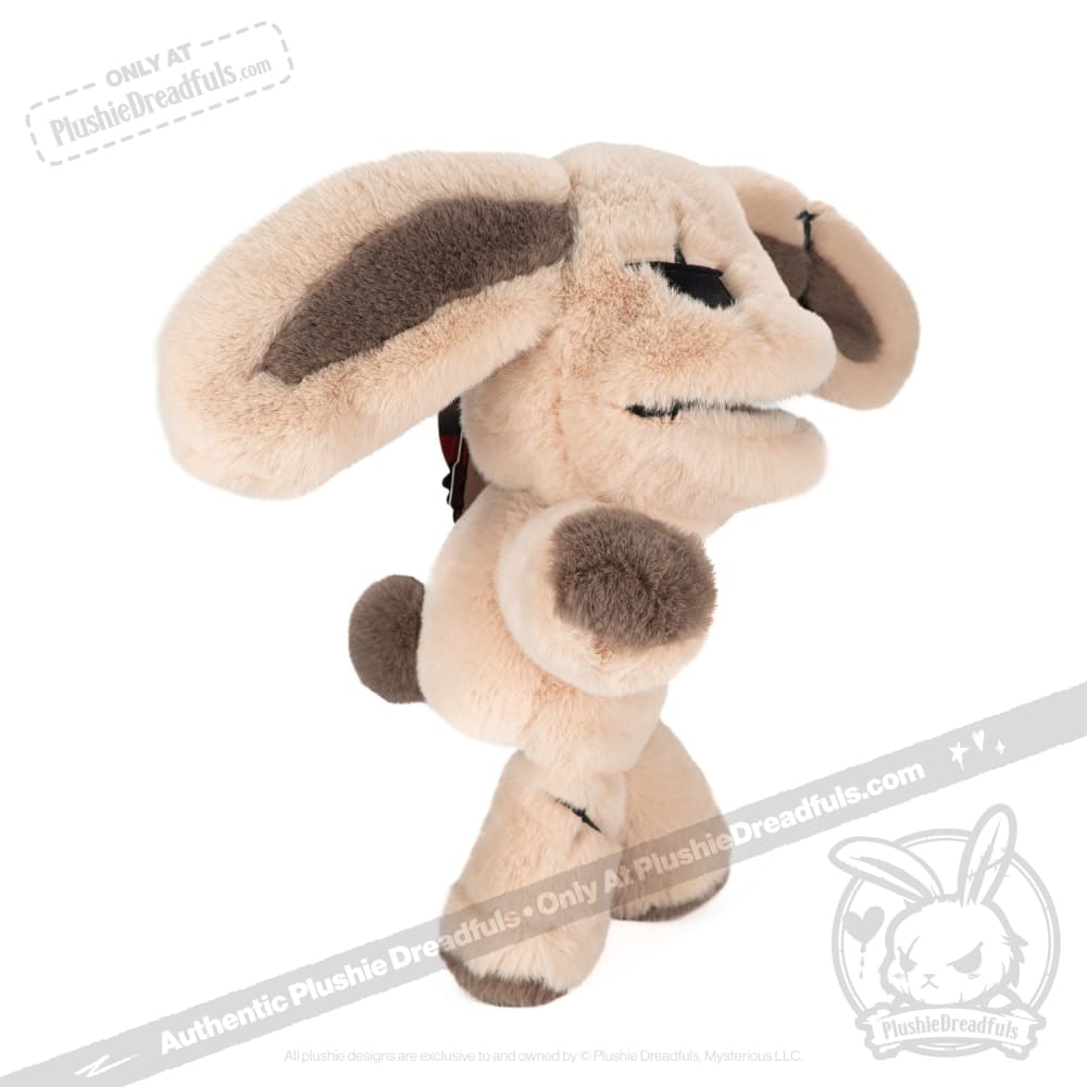 Plushie Dreadfuls Puck Dread Rabbit Plush Puppet - Soft Stuffed Animal Toy for Kids & Collectors | Perfect for Storytelling, Cuddling & Gothic Decor
