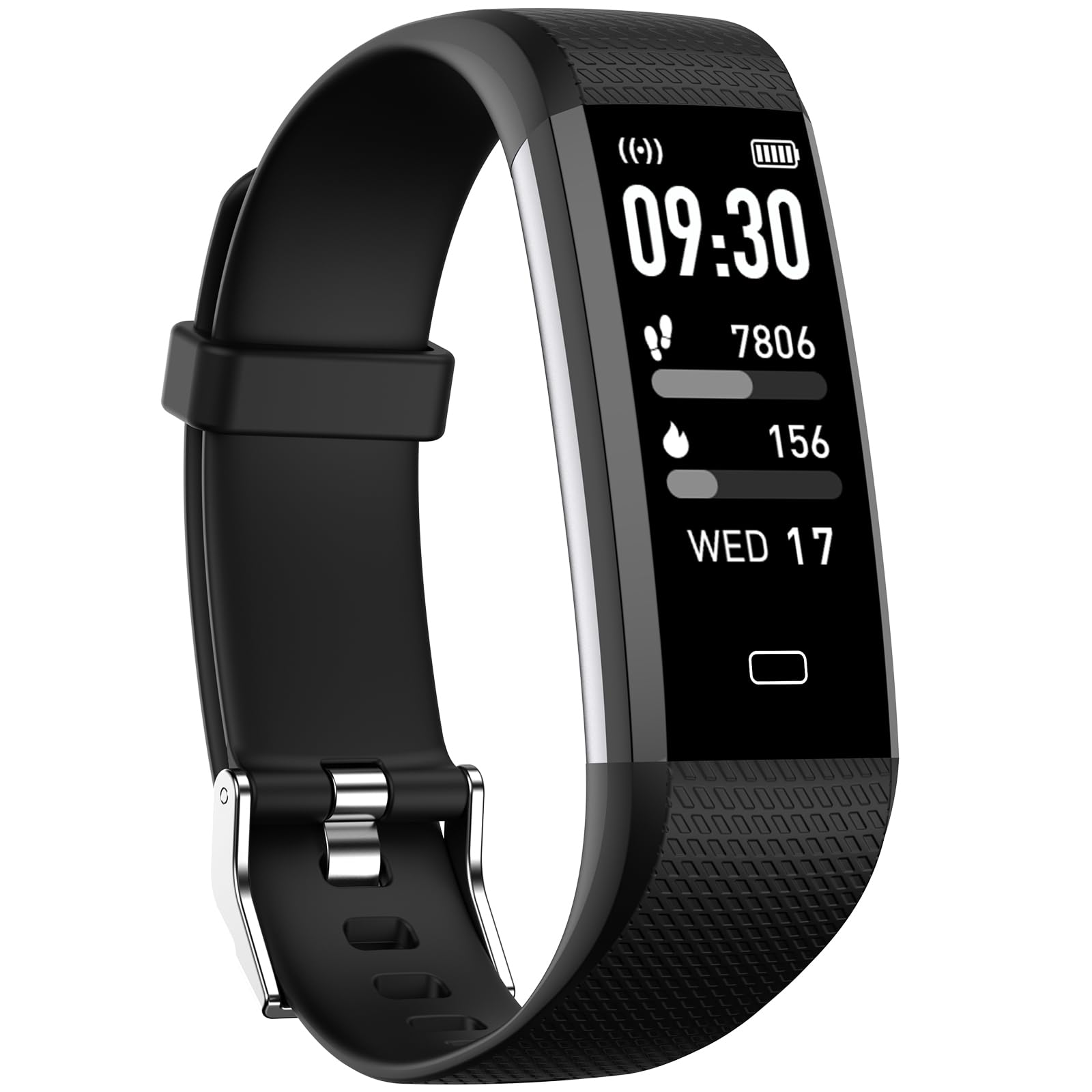 Kummel Fitness Tracker with Heart Rate & Blood Oxygen Monitor - Activity & Sleep Tracker, Smart Watch with Pedometer, Step & Calorie Counter for Men & Women - Perfect for Gym, Running & Daily Health Tracking