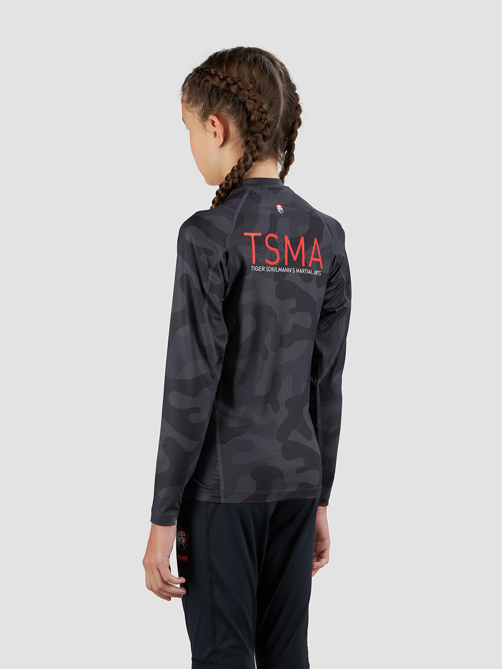 Rebel Kids Camo Rashguard - UPF 50+ Sun Protection Swim Shirt for Boys & Girls - Perfect for Swimming, Surfing, and Beach Activities