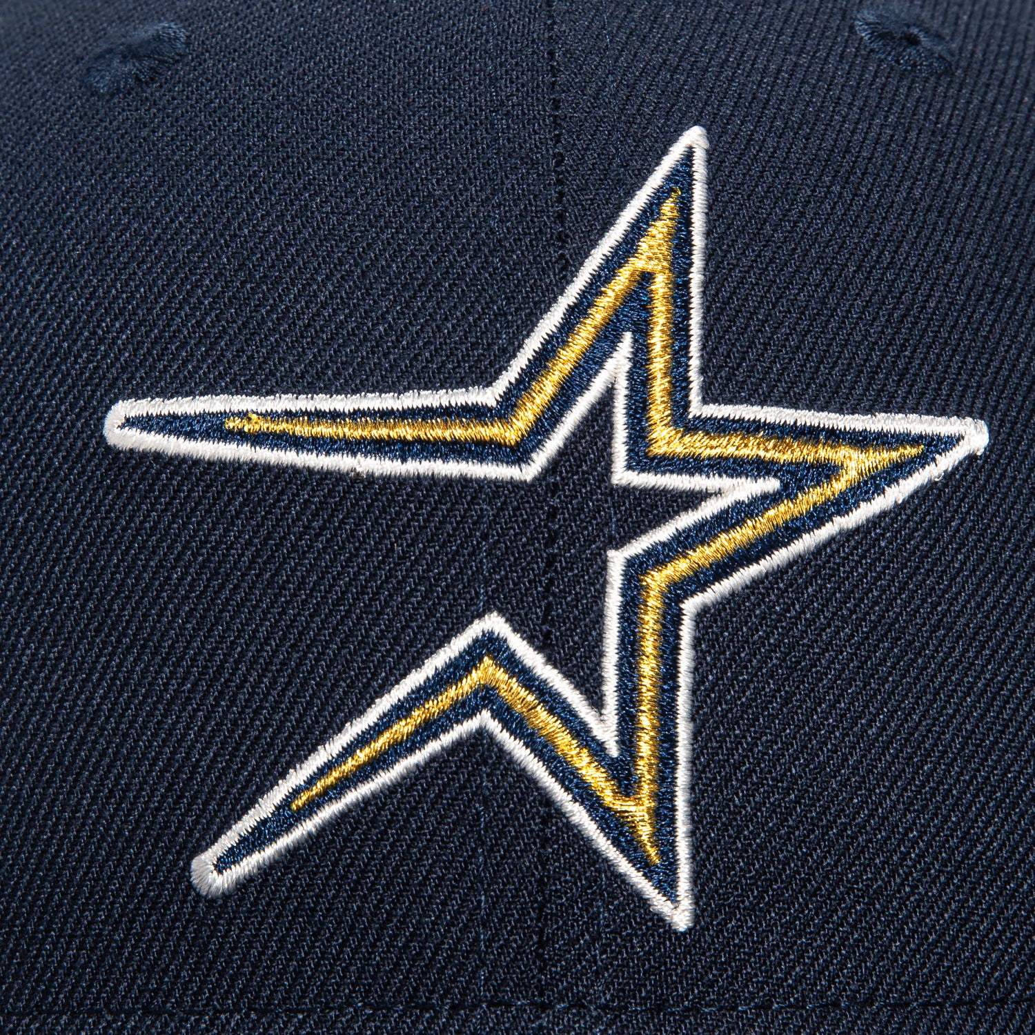New Era 59Fifty Houston Astros 30th Anniversary Stadium Patch Baseball Cap - Navy & Metallic Gold - Official MLB Licensed Hat for Games & Fan Collection