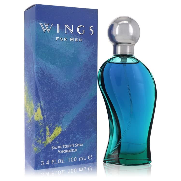 Premium Men's Cologne - Wings Eau de Toilette Spray 3.4 oz | Long-Lasting Fragrance for Men | Perfect for Date Night, Office & Special Occasions