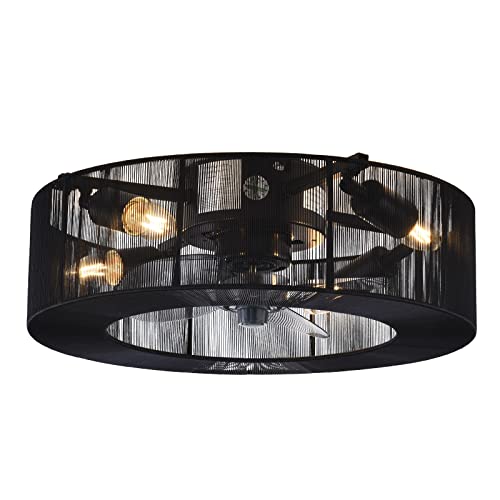 Black, flush mount