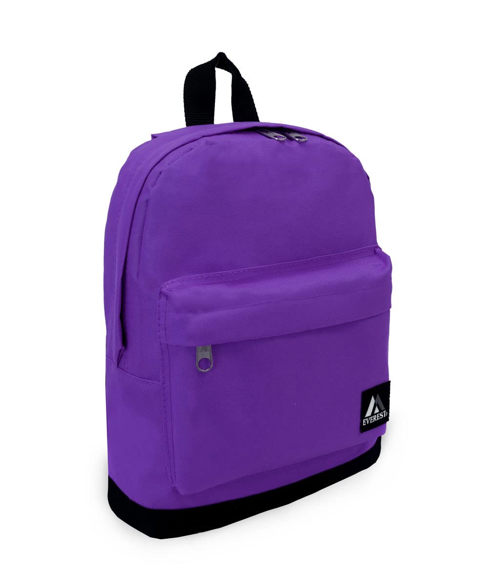 Everest Small Backpack for Women & Men - Lightweight Hiking Daypack, Dark Purple, One Size - Perfect for Travel, Hiking, School & Daily Use