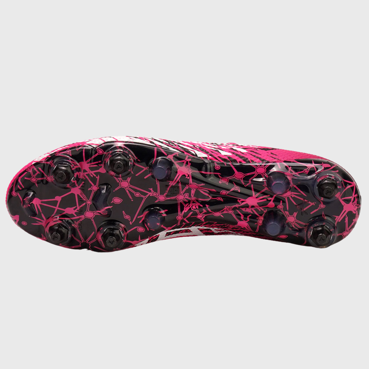 OXEN Metasock AG Rugby Cleats for Men & Women - Pink/Black Soccer Shoes for Artificial Grass - Perfect for Rugby Training & Matches