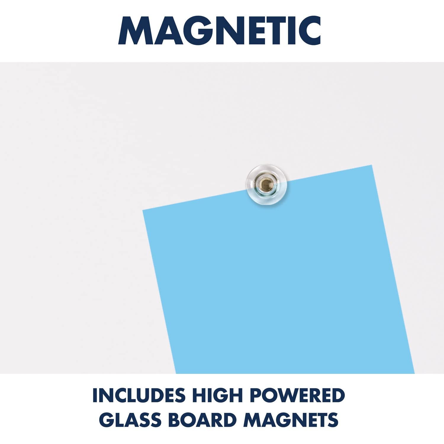 Quartet Magnetic Glass Whiteboard 28