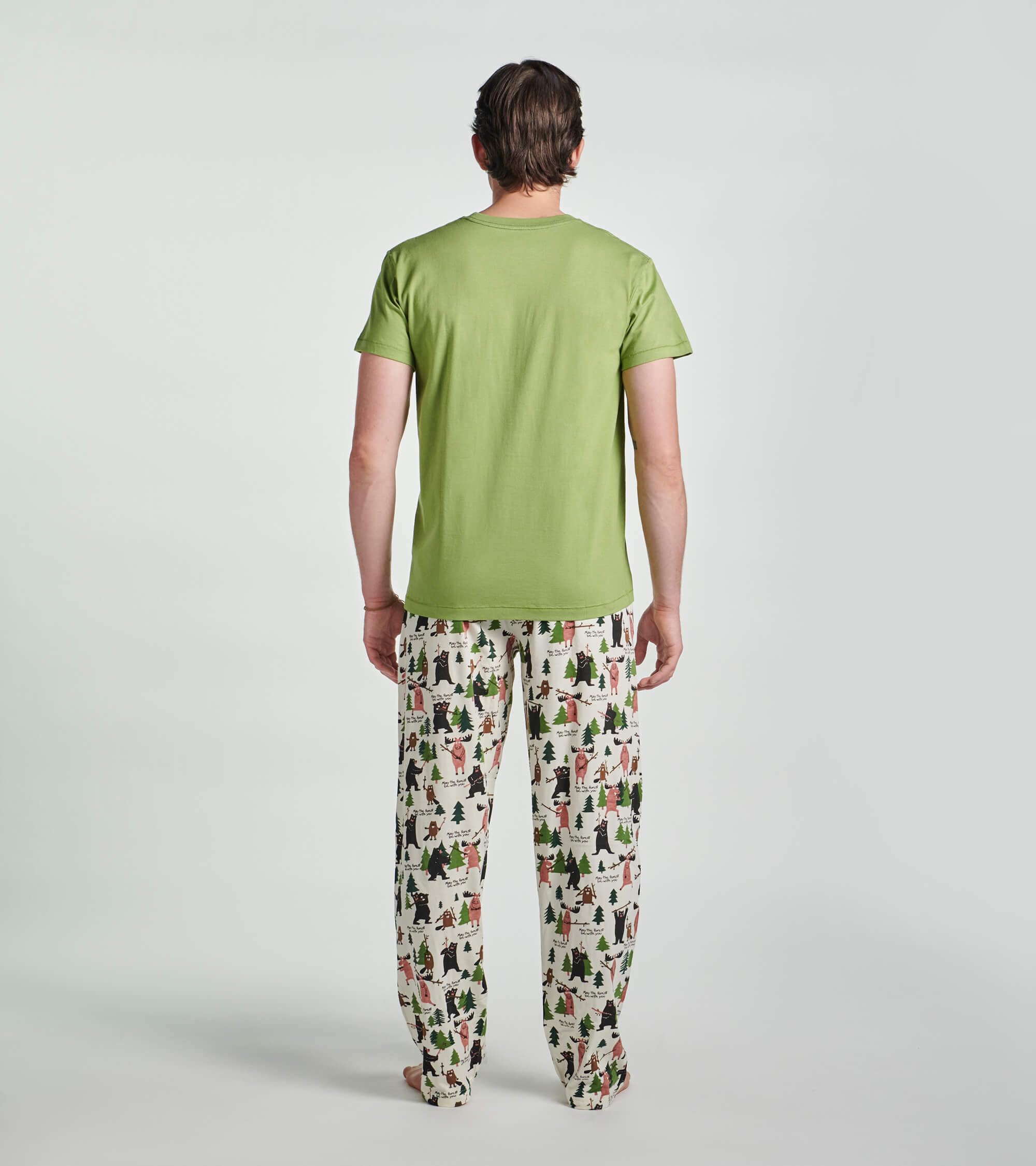 Men's Comfortable Jersey Pajama Pants - Soft Cotton Sleepwear for Lounge & Relaxation at Home