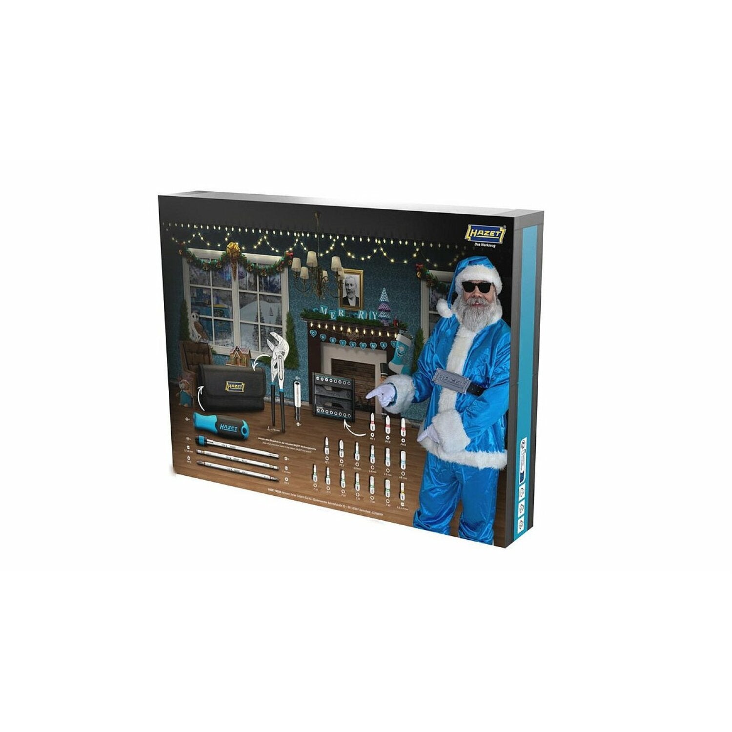 Hazet Advent Calendar 2024 - 24 Days Christmas Countdown Calendar with Premium Gifts | Perfect for Holiday Decorations, Family Traditions & Christmas Gift Giving