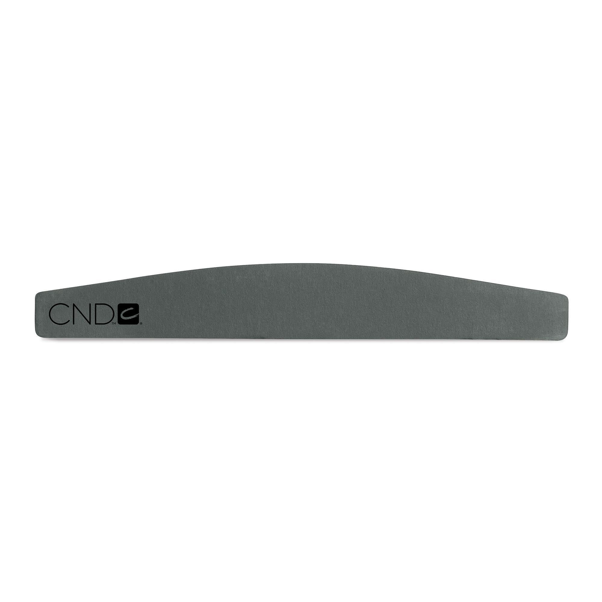 CND Boomerang Padded File - 50 Pack Gray Manicure Nail Files for Professional & Home Use - Perfect for Salons, DIY Nail Care & Travel
