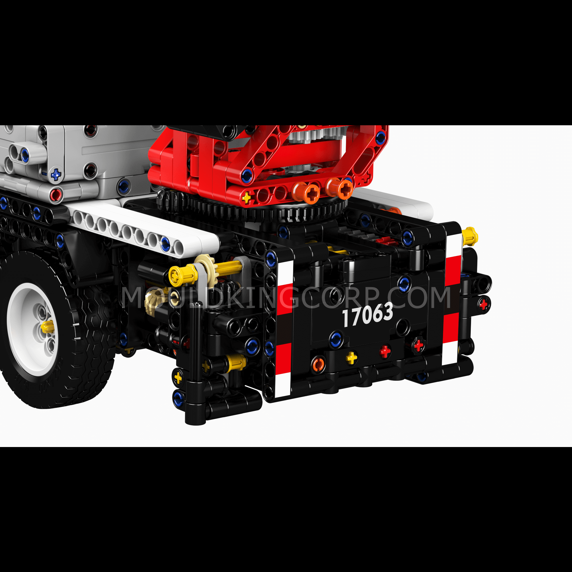 Mould King 17053 Truck Mounted Crane Building Set - 2530 Piece Construction Toy for Adults & Kids | STEM Educational Building Blocks for Engineering Enthusiasts | Perfect for Birthday Gifts & DIY Projects