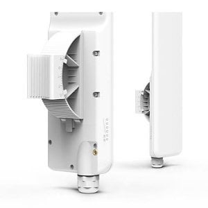 DS 3WF0FA 5AC/O 5GHz Long Range Wireless Bridge - 1KM Coverage, 360-Degree Signal for Outdoor/Indoor Use - Perfect for Remote Offices, Farms, and Large Property Connectivity
