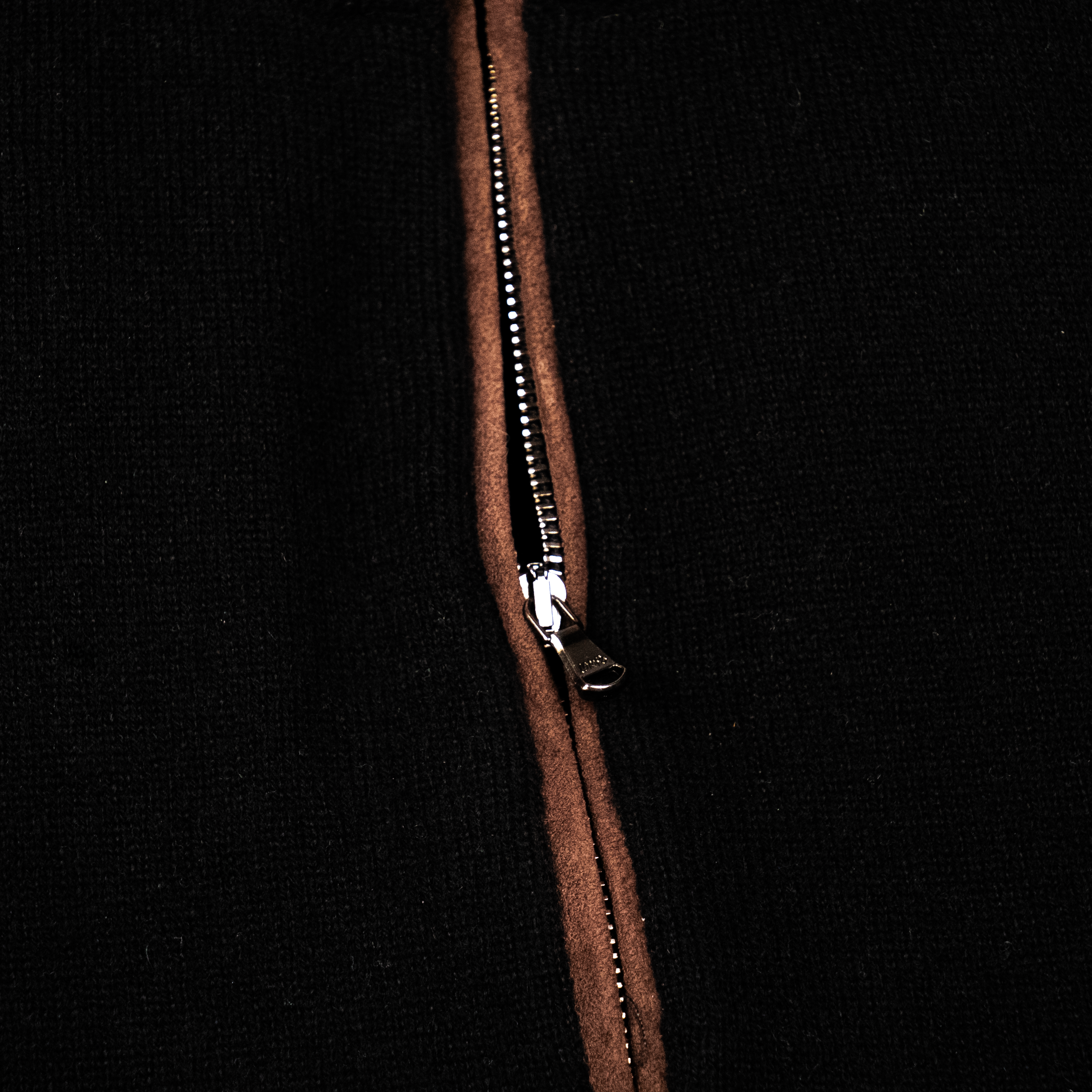 Brunotelli Black 1/4 Zip Side Trim Cashmere Sweater for Men - Soft & Warm Winter Pullover for Casual & Office Wear