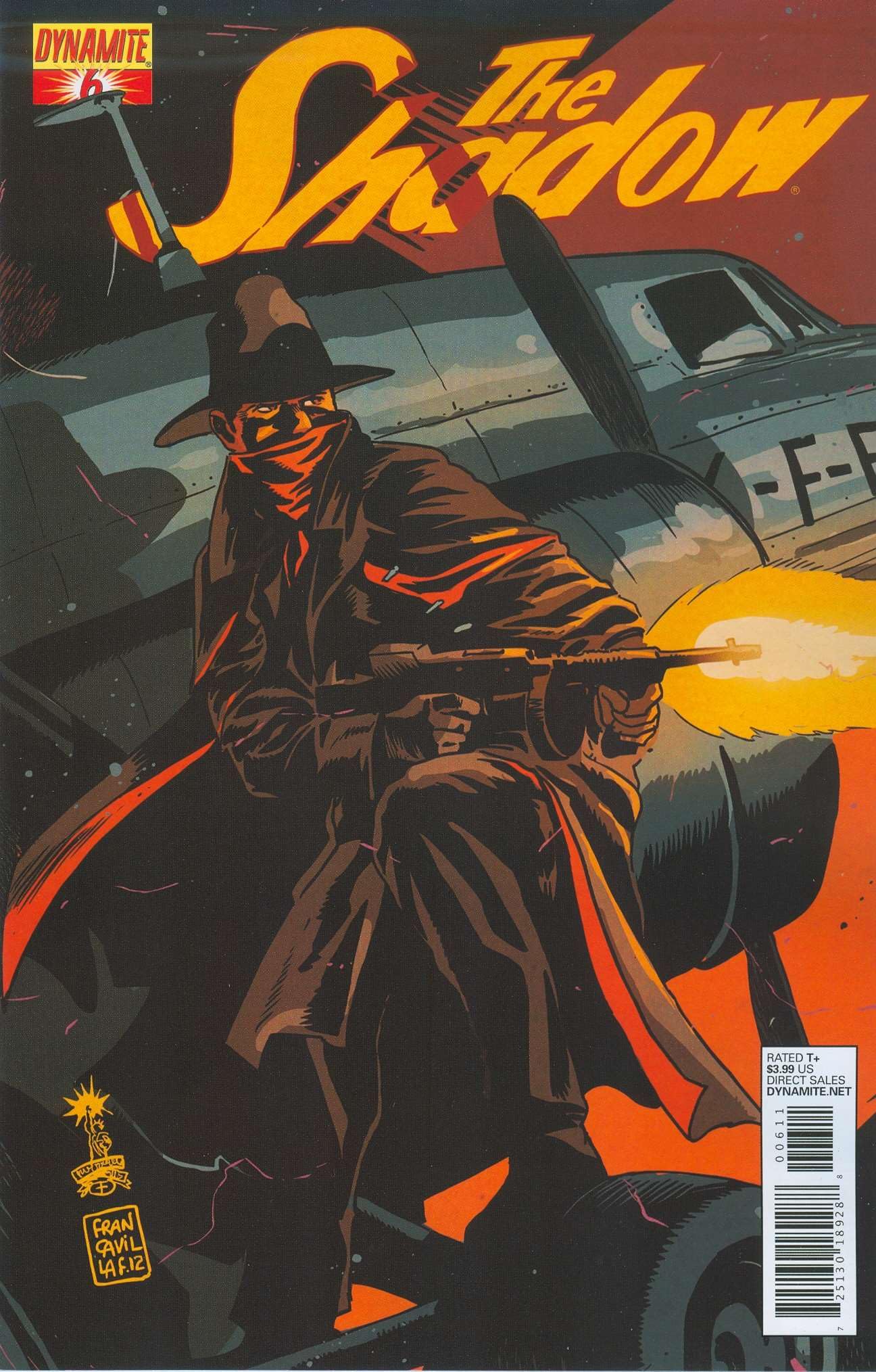 The Shadow (5th Series) #6D FN Comic Book by Garth Ennis & Francesco Francavilla - Dynamite Entertainment | Vintage Collectible for Comic Enthusiasts & Superhero Fans