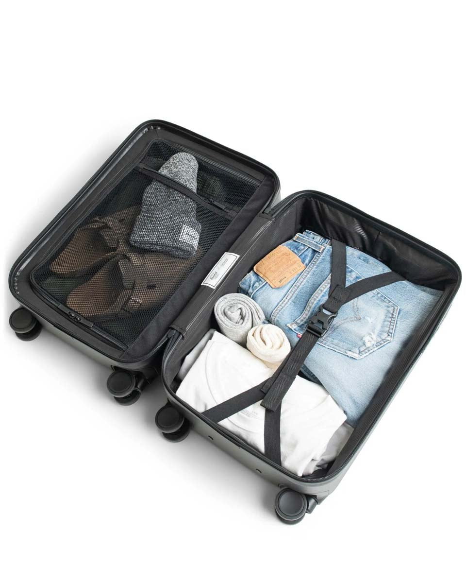 Herschel Heritage Hardshell Carry On Luggage - Lightweight Expandable Suitcase with Spinner Wheels for Travel, Ash Rose | Perfect for Business Trips & Weekend Getaways