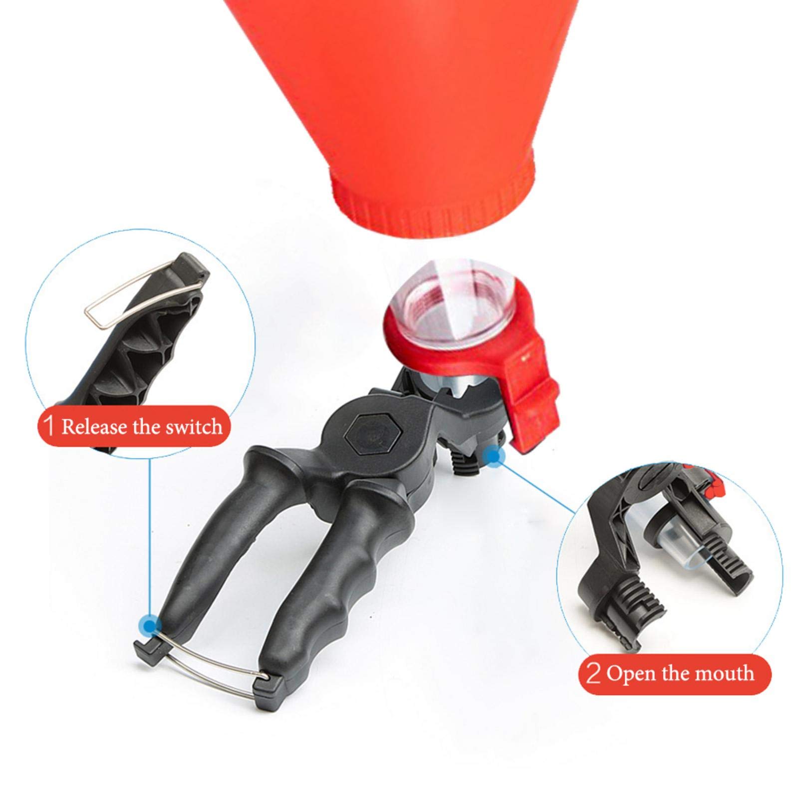 4.92 Inch Plastic Fuel Funnel for Motorcycle & Car Engine Oil - Multi-Purpose Funnel for Gasoline, Coolant, Transmission & Water - Perfect for Auto Maintenance & Fluid Transfer