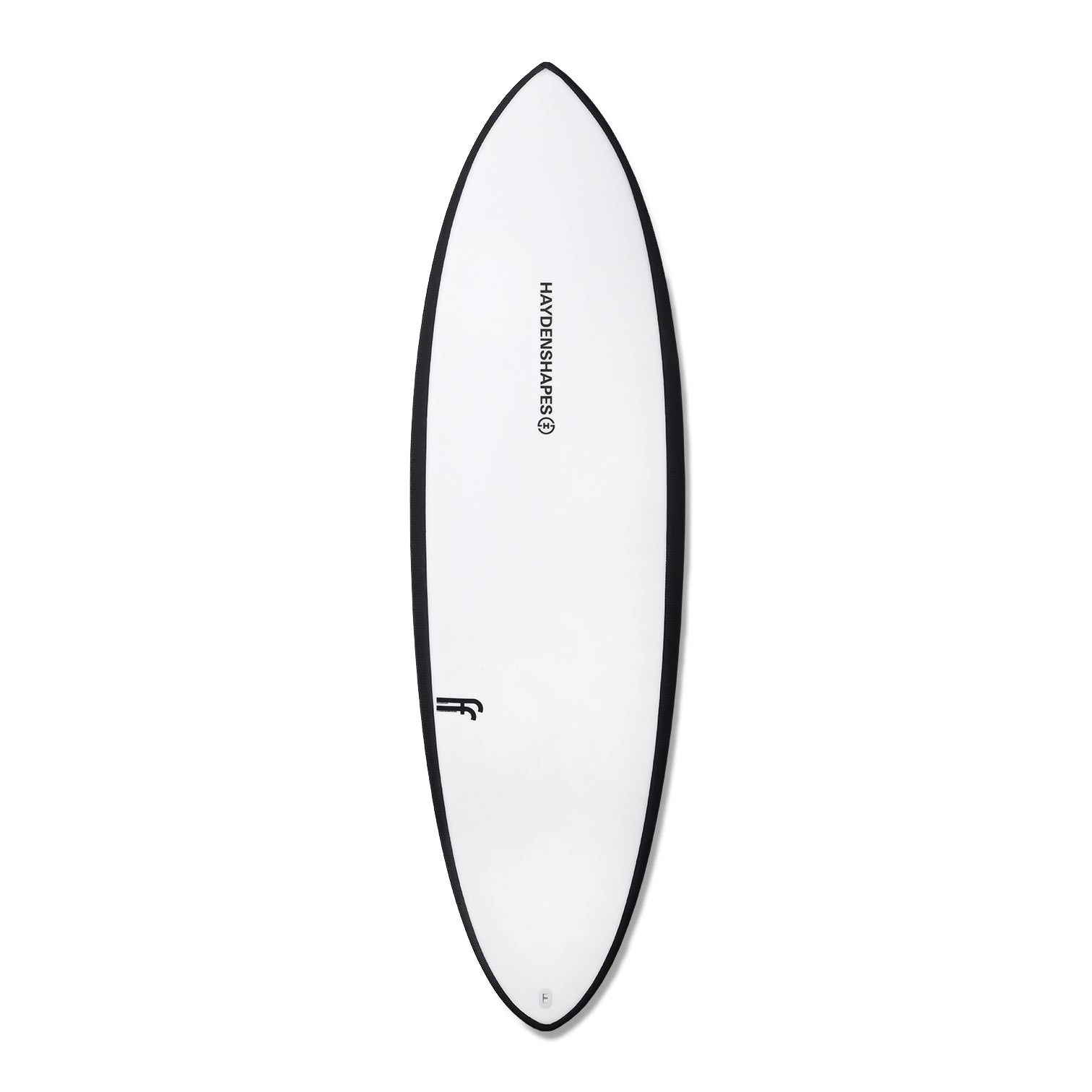 Haydenshapes Hypto Krypto 5'11 Surfboard - FUTUREFLEX Technology with 5 Futures Fin Boxes (Clear) - Perfect for Small to Medium Waves and Performance Surfing