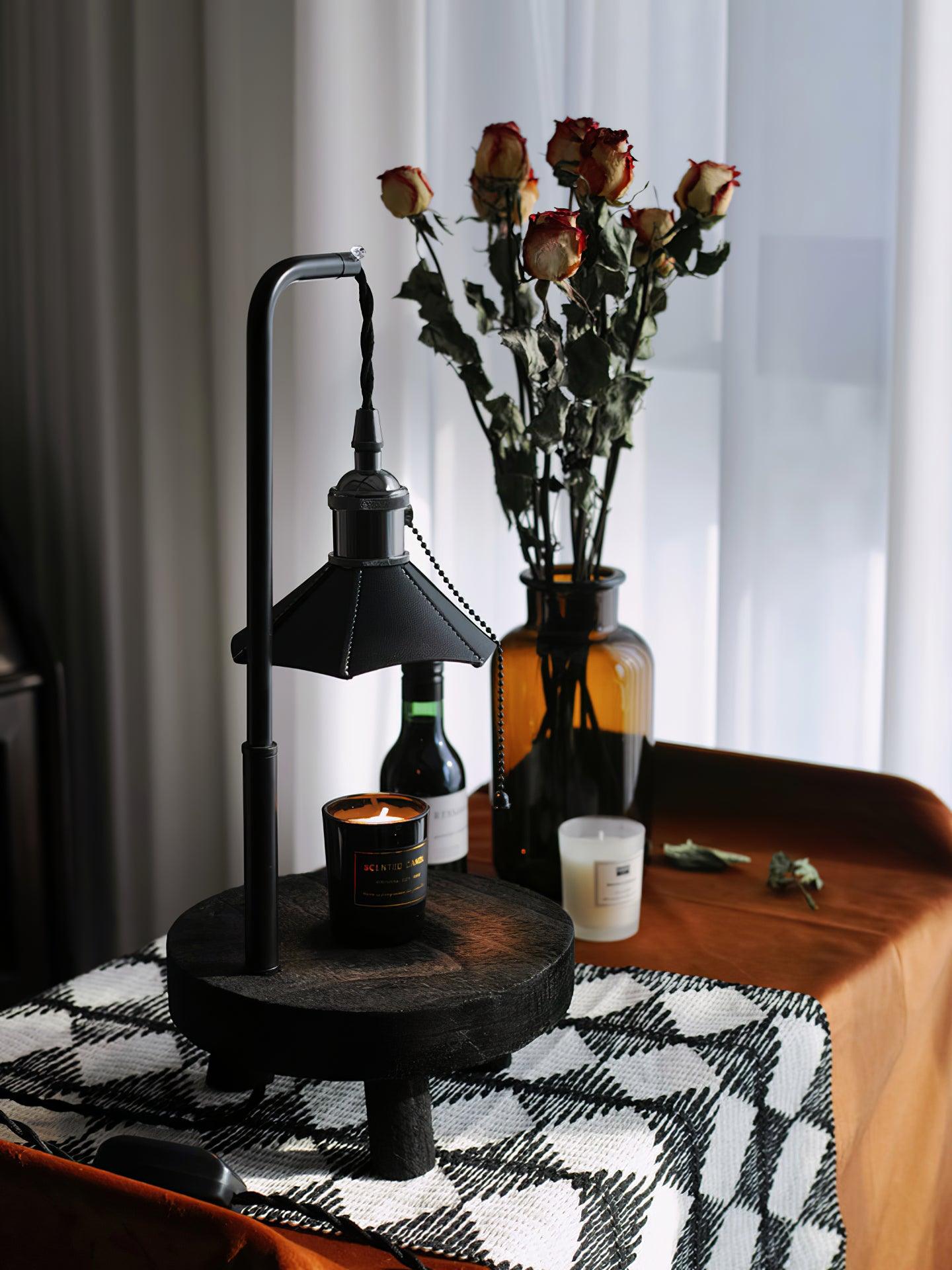 Handcrafted Wooden Stool Table Lamp with Cordero Design - Modern Home Decor for Living Room, Bedroom & Office Lighting