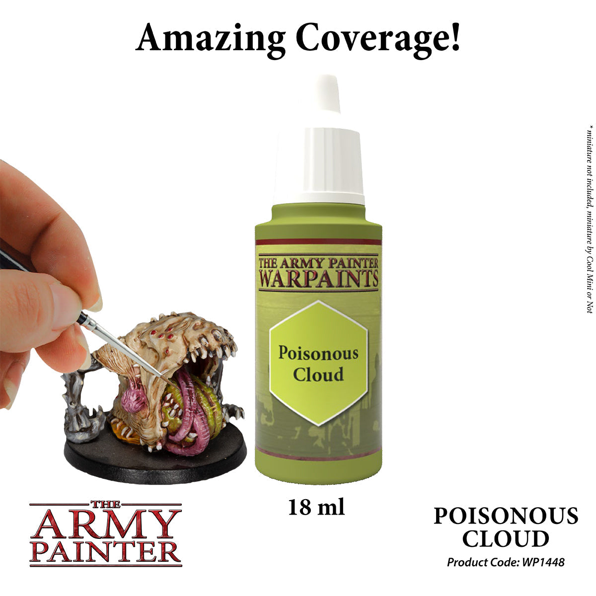 Warpaints: Poisonous Cloud - High-Quality Fantasy Face & Body Paint for Cosplay, Halloween, and Theatrical Makeup - Perfect for Costume Parties, LARP, and Special Effects