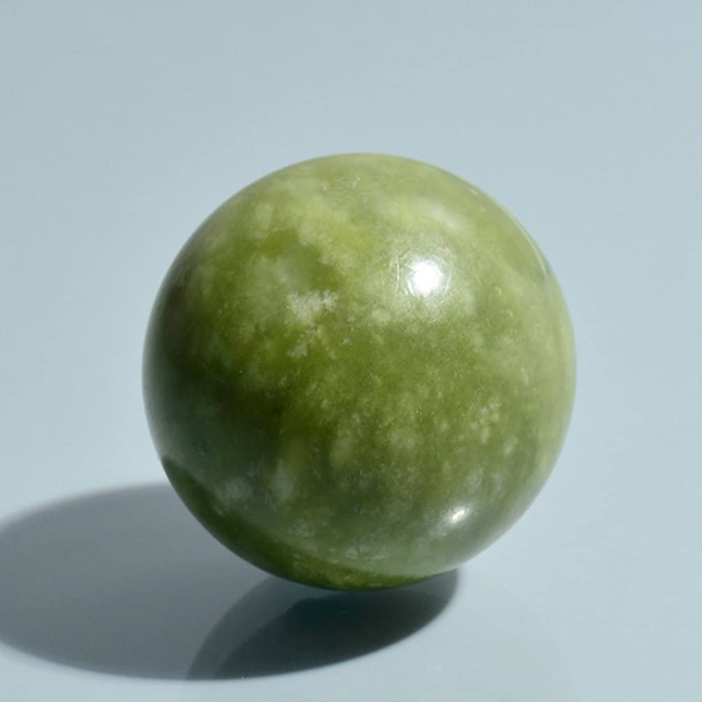 Premium 2-Piece Chinese Baoding Balls - Jade Health Exercise & Massage Hand Balls for Stress Relief, Finger Strength, and Meditation - Perfect for Home, Office, Travel & Outdoor Use