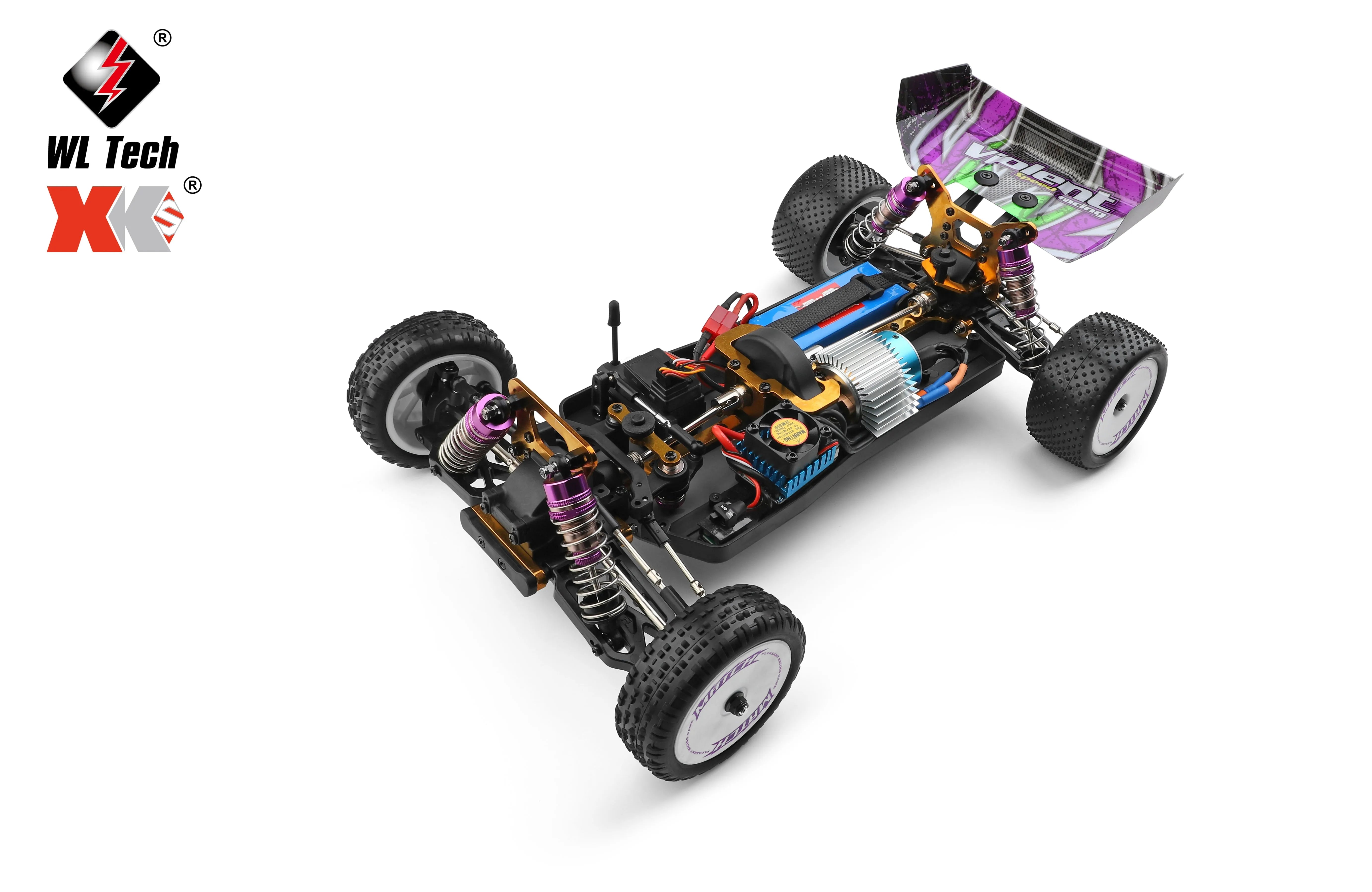 WLtoys XK 104002 1/10 Scale 2.4GHz 4WD Brushless RC Truck - 60km/h High Speed Remote Control Car for Off-Road Climbing & Racing | Perfect for Outdoor Adventures, Backyard Driving & RC Enthusiasts