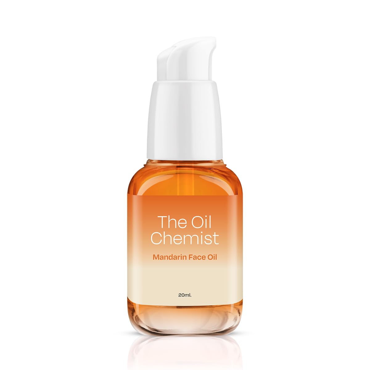 The Oil Chemist Mandarin Face Oil with Golden Jojoba Oil, Hazelnut Oil, Sea Buckthorn & Cranberry Seed Oil - Brightening Facial Treatment to Reduce Pigmentation & Dark Spots, 20ml | Perfect for Nighttime Skincare & Anti-Aging Routine