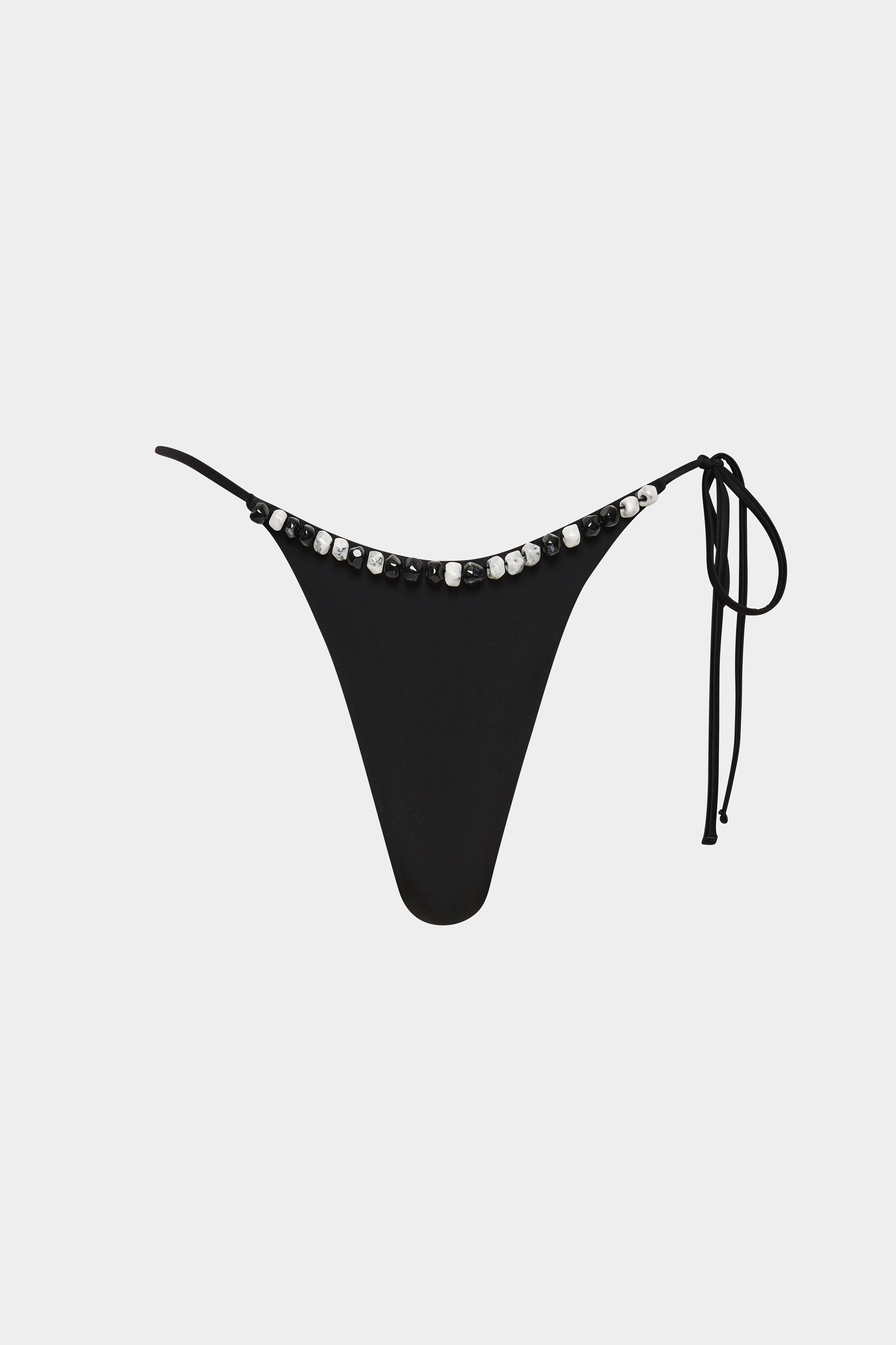 Beaded String Bikini Brief - Sexy Lingerie for Women, Comfortable & Stylish Underwear - Perfect for Beach, Pool, and Romantic Nights