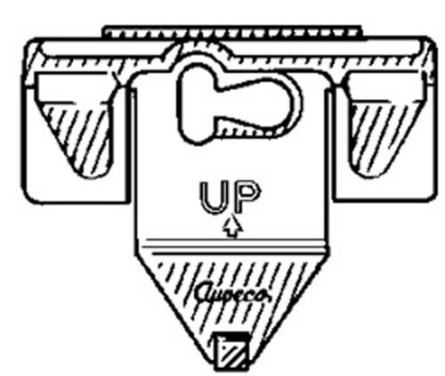 GM Body Side & End Gate Lower Moulding Clip - Replacement Auto Trim Fastener for Chevy Silverado, GMC Sierra (Durable Car Exterior Accessory) - Perfect for Truck Bed & Door Panel Repair