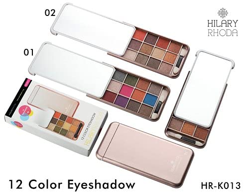 Meyaar 12 Color Eyeshadow Palette for Mobile Phones - 20.8g Shade-01 (K013) | Long-Lasting Pigmented Makeup for On-The-Go Touch Ups, Travel & Professional Makeup Artists