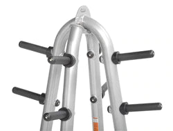 CF 3444 4-Sided Olympic Plate Tree Rack - Heavy Duty Weight Plate Storage for Gym & Home Workout Equipment Organization