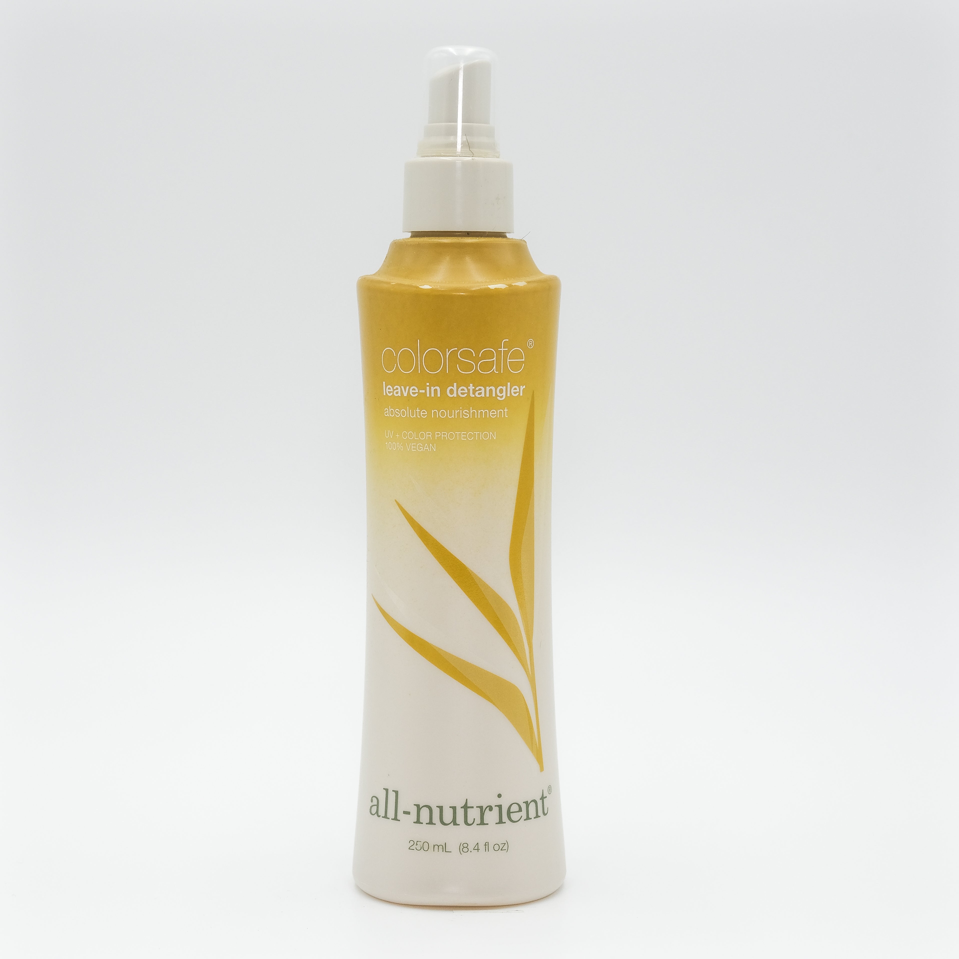 All Nutrient Color Safe Leave-In Detangler 8.4 oz - Sulfate-Free Hair Conditioner for Curly, Dry & Damaged Hair - Perfect for Daily Frizz Control & Detangling