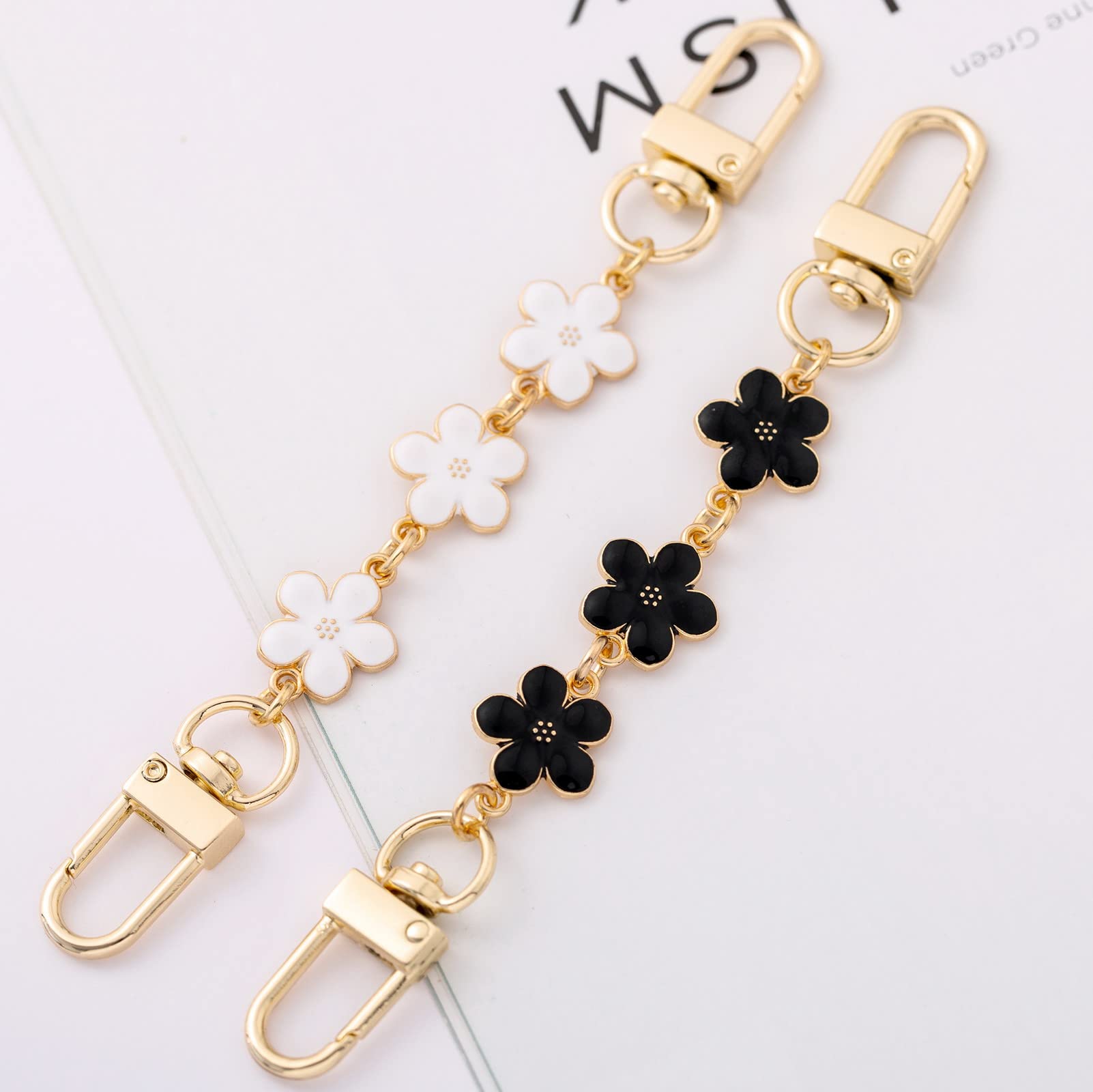 2 Pack Purse Strap Extenders - 5 Inch Shoulder Bag Chain Extensions for Crossbody Handbags | Adjustable Replacement Straps for Comfortable Wear (Office, Travel, Shopping)