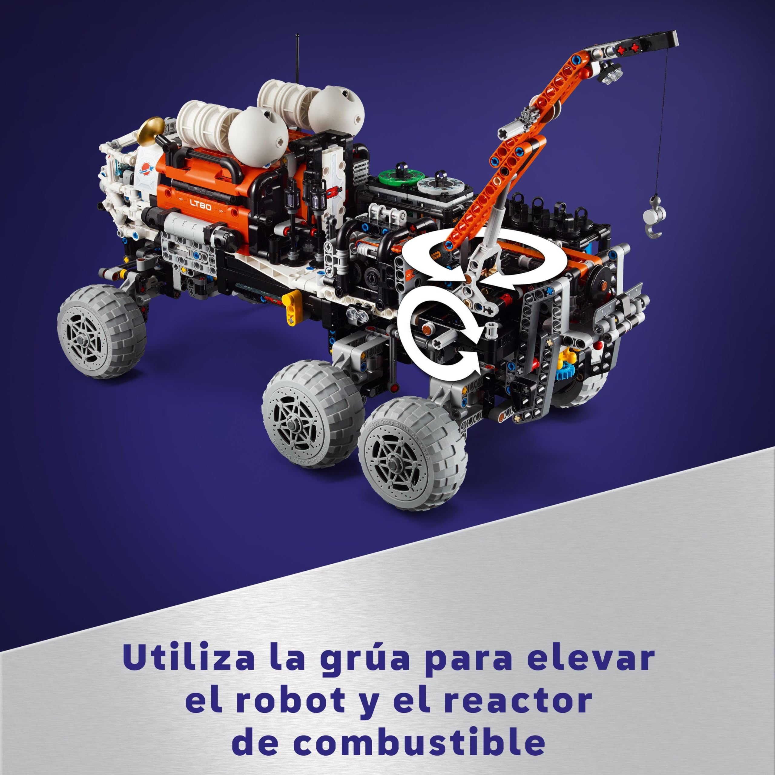 LEGO Technic Mars Rover Explorer Toy - NASA-Inspired Space Building Set with Planet & Vehicle, STEM Educational Gift for Kids Ages 11+ | Space Exploration Play & STEM Learning Activity