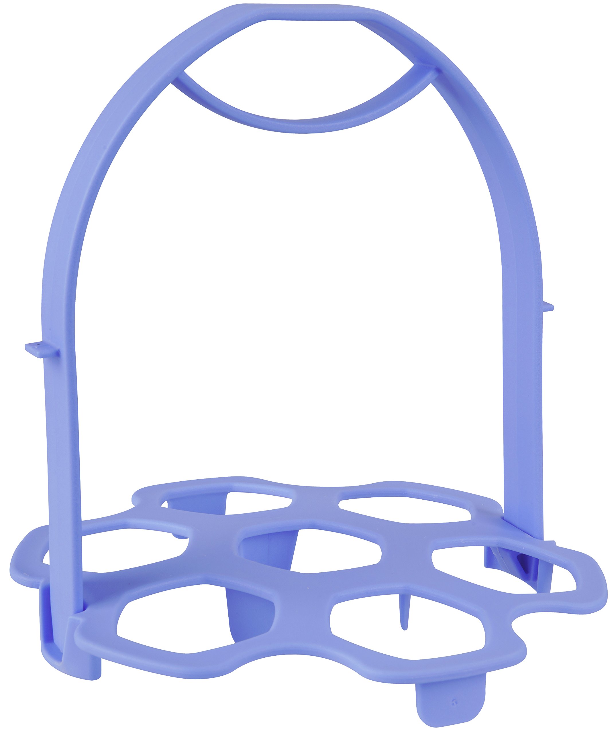 2-Piece Black Plastic Egg Tray Set (5.1