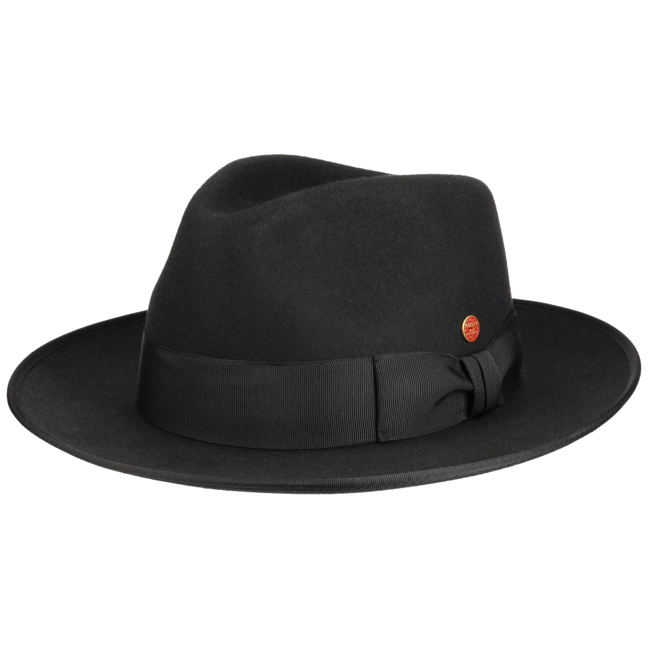Premium Atos Fedora Wool Hat by Mayser - Classic Men's Winter Fashion Accessory for Outdoor Events & Formal Occasions