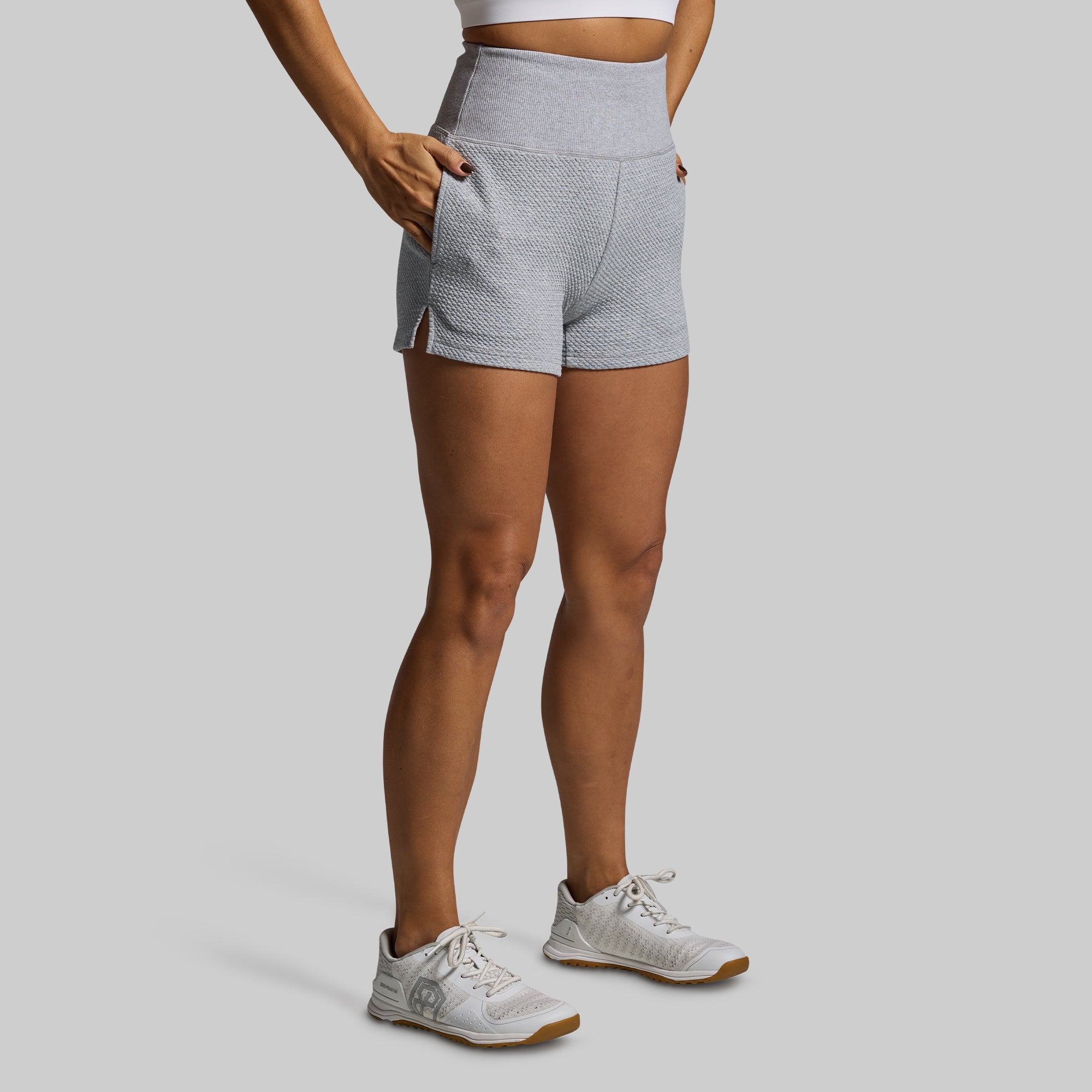 Women's Revive Cloud Short Set - Soft & Comfortable Lounge Wear (Paloma Grey) | Perfect for Yoga, Running, and Relaxing at Home