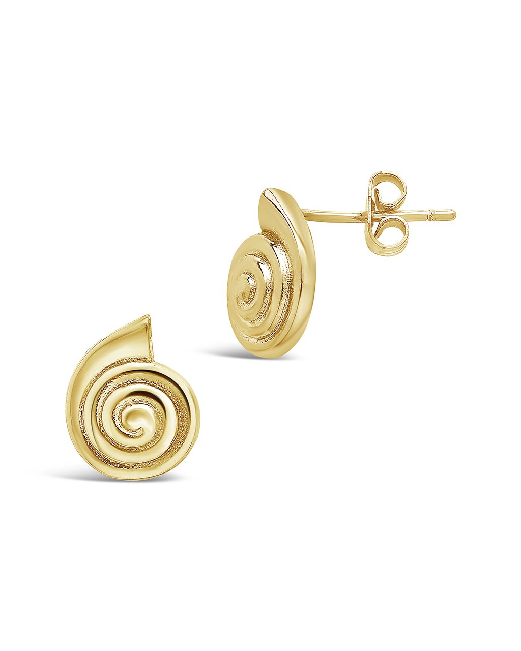 Shark Eye Stud Earrings for Women - Stainless Steel Hypoallergenic Small Hoop Earrings - Perfect for Everyday Wear, Gifts, and Casual Outfits