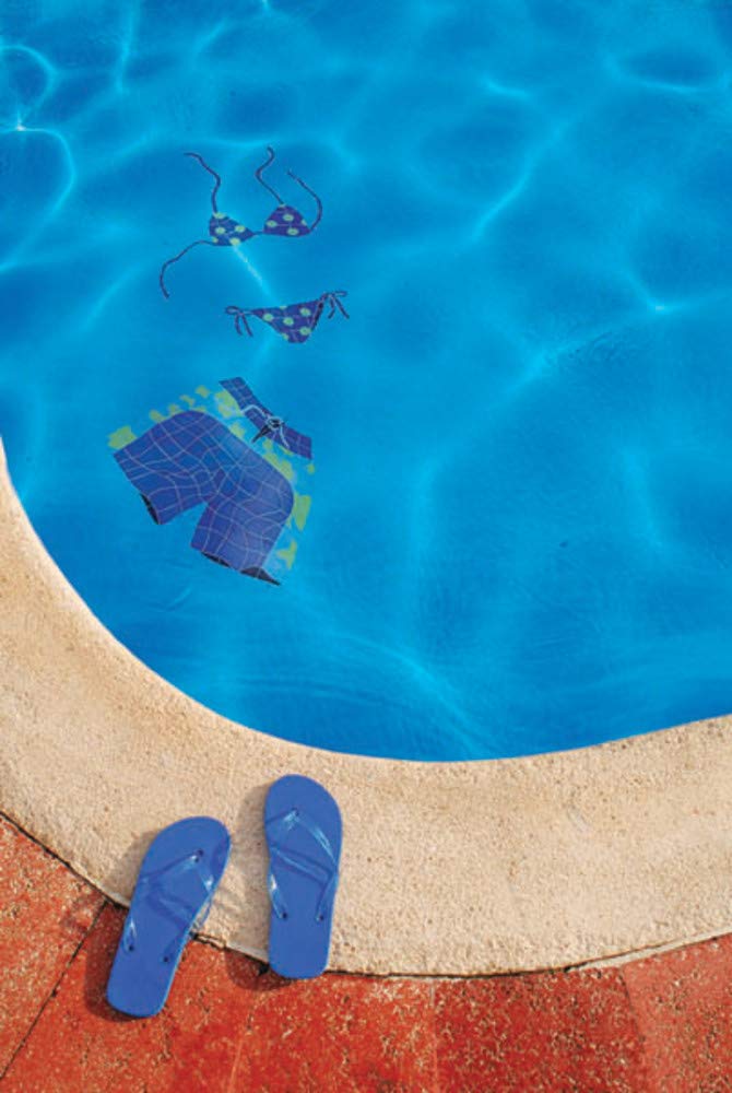 Blue Ceramic Bikini Swimming Pool Mosaic Tile (24