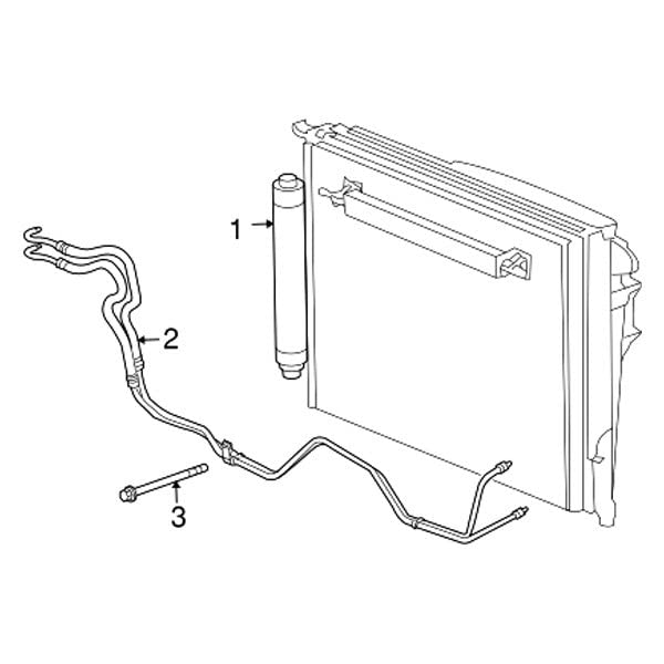 Mopar 5503 8149AC Auto Transmission Oil Cooler Hose for Dodge Ram
