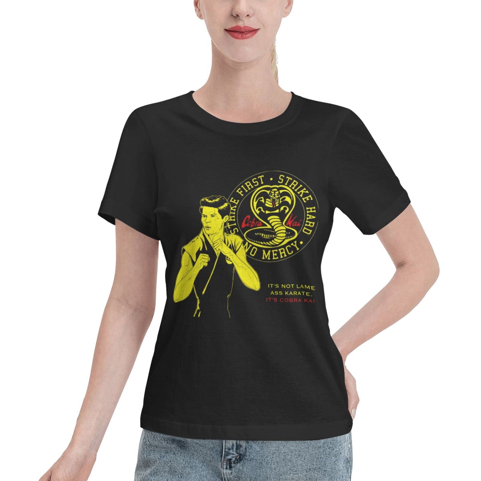 Women's Lightweight Short-Sleeve Crewneck T-Shirts - Soft Cotton Casual Tees for Everyday Wear, Workout & Summer Outfits