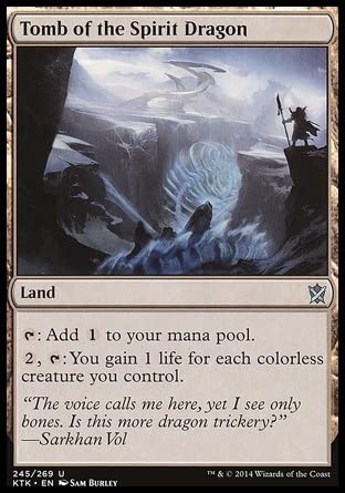 Magic: The Gathering Singles - MTG Tomb of The Spirit Dragon (KTK245) from Khans of Tarkir (KTK) - Perfect for Commander Decks & Dragon Tribal Strategies