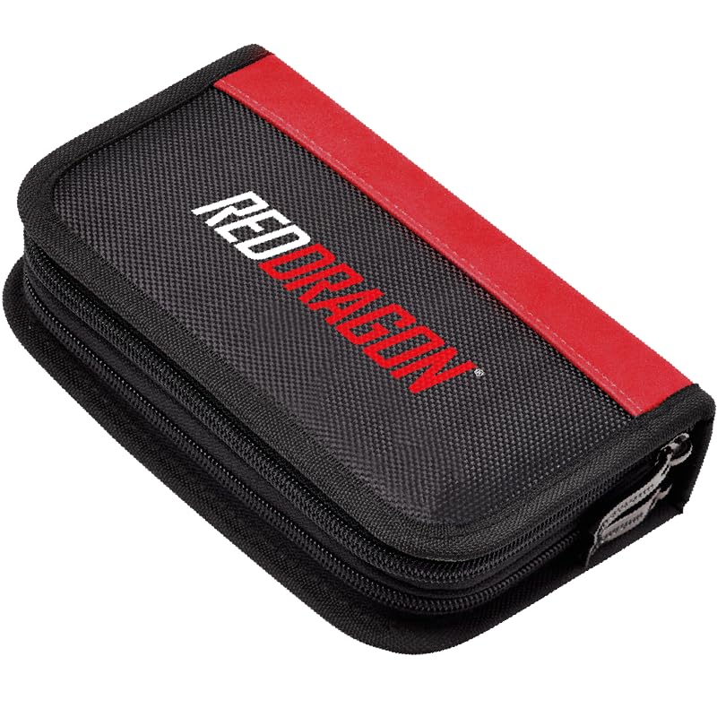 Premium Red Dragon Firestone Darts Wallet - Professional Dart Accessories for Players | Perfect for Tournaments, Practice & Storage