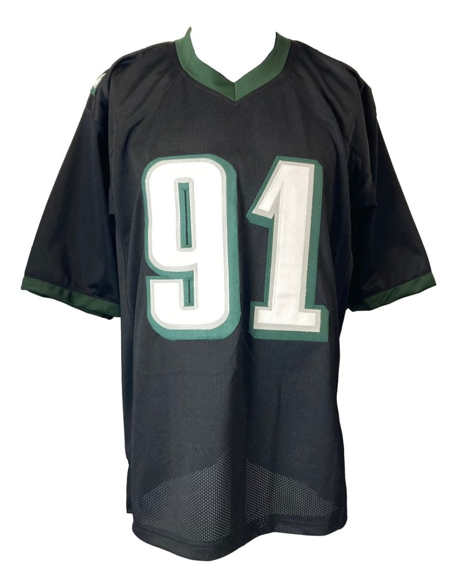 Authentic Fletcher Cox Philadelphia Eagles Signed Black Football Jersey with JSA COA - Perfect for Eagles Fans, Sports Memorabilia Collectors, and Game Day Display